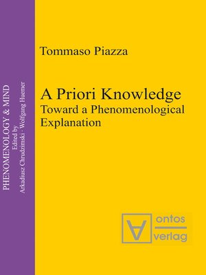 cover image of A Priori Knowledge